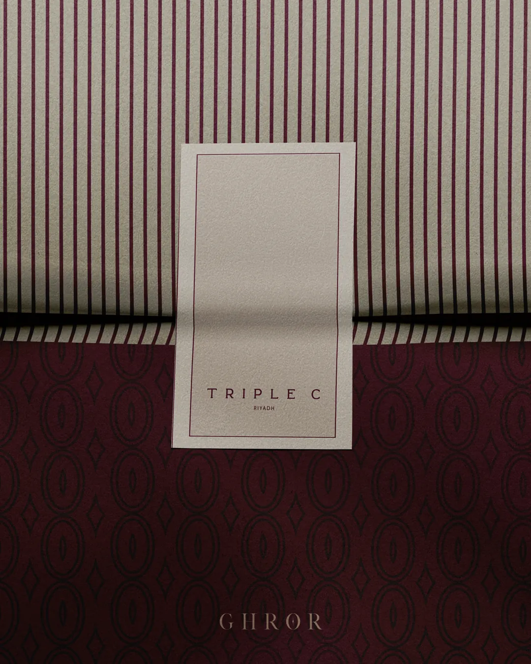 Triple C — Menu & pattern